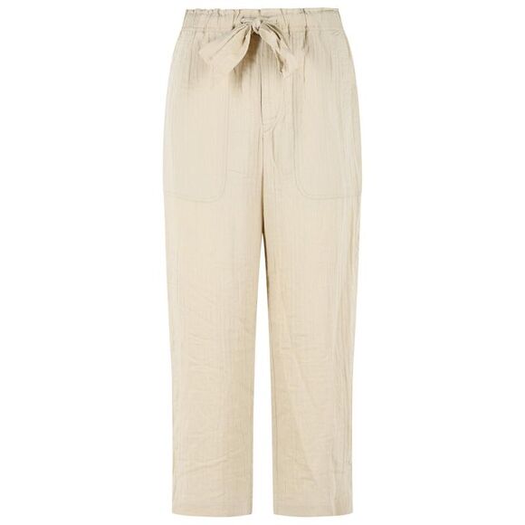 Isabel Marant Etoile 'Bilna' Beige Cotton Blend Pants Women